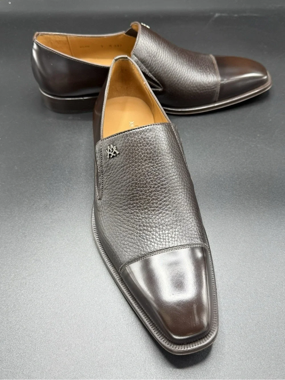 Brown Mezlan Milani Slip-On Dress Shoes (deer skin) Size 10